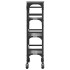 Carrito de cocina madera de ingeniería gris Sonoma 53x20x76