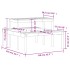 Mesa de picnic madera maciza de pino 110x134x75