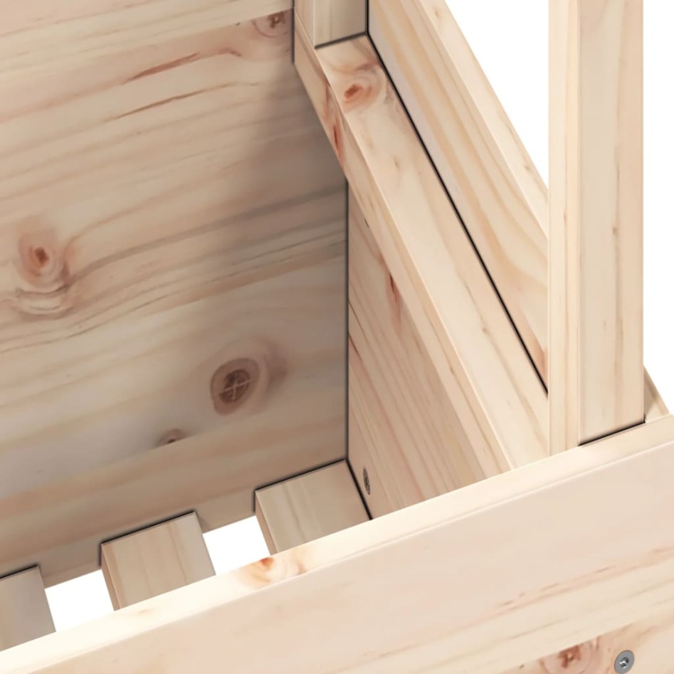 Mesa de jardín madera maciza de pino 100x50x75