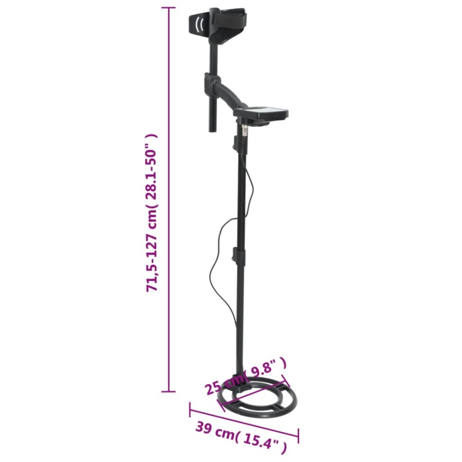 Detector de metales auto tune profundidad 18 cm con