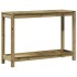 Mesa plantación con estante madera pino impregnada 108x35x75