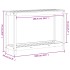 Mesa plantación con estante madera pino impregnada 108x35x75