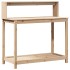 Mesa de plantación con estantes madera pino 108x50x109,5