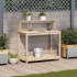 Mesa de plantación con estantes madera pino 108x50x109,5