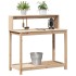 Mesa de plantación con estantes madera pino 108x50x109,5