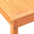Mesa de plantación y estante madera maciza marrón 108x50x75