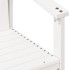 Silla de jardín madera maciza de pino blanco 62x56x77