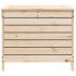Taburete de jardín madera maciza de pino 62x63,5x53,5