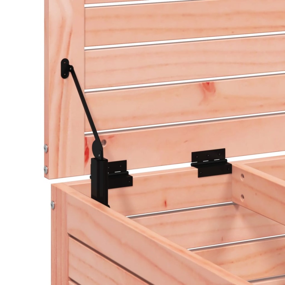 Taburete de jardín madera maciza Douglas 62x63,5x32