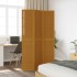 Biombo separador de 3 paneles madera maciza paulownia