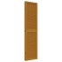 Biombo separador de 4 paneles madera maciza paulownia