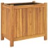 Jardinera con forro madera maciza de acacia 54x31x50