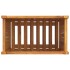Jardinera con forro madera maciza de acacia 54x31x50