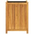 Jardinera con forro madera maciza de acacia 54x31x75