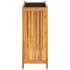 Jardinera con forro madera maciza de acacia 54x31x75
