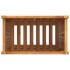 Jardinera con forro madera maciza de acacia 54x31x75