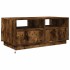 Mesa de centro con luces LED roble ahumado 90x49x40