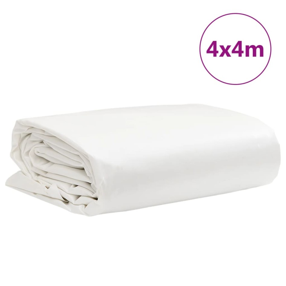 Lona blanca 4x4 m 650