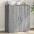 Aparador de madera de ingeniería gris Sonoma 60x31x70