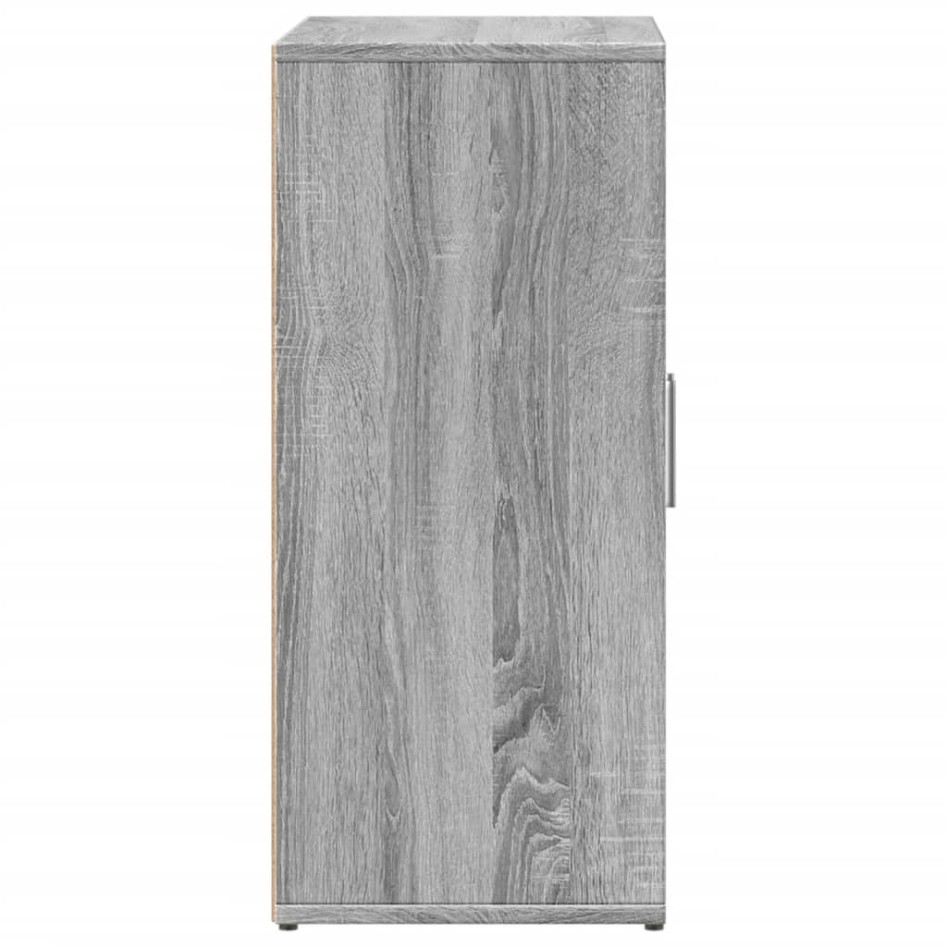 Aparador de madera de ingeniería gris Sonoma 60x31x70