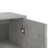 Aparador de madera de ingeniería gris hormigón 60x31x84