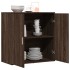 Aparador de madera de ingeniería marrón roble 79x38x80