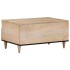 Mesa de centro de madera maciza mango 80x54x40