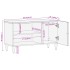 Mueble de TV madera maciza de mango 80x31x46