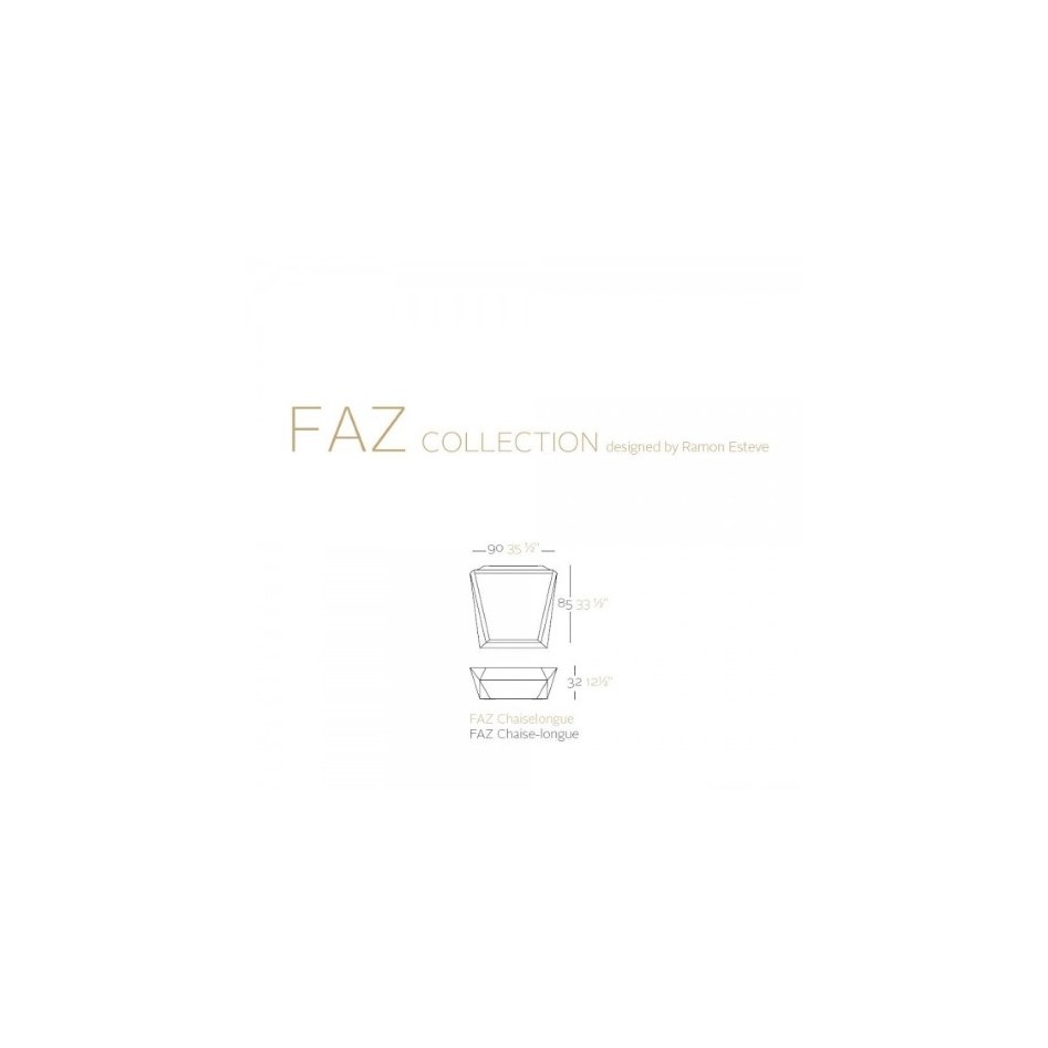 Chaiselongue by Vondom