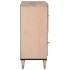 Armario auxiliar madera maciza de mango 80x33x75