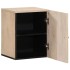 Armario de baño de pared madera maciza de mango 38x33x48