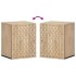 Armario de baño de pared madera maciza de mango 38x33x48