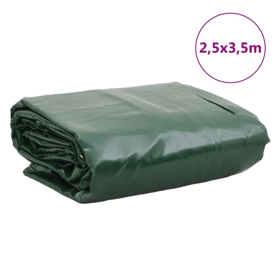Lona verde 2,5x3,5 m 650