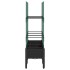 Jardinera con enrejado PP negro 120x40x142,5