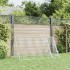 Jaula para gallinas acero galvanizado plateado 200x105x91