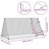 Jaula para gallinas acero galvanizado plateado 200x105x91