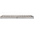 Estructura cama madera ingeniería metal gris Sonoma 90x200