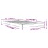 Estructura cama madera ingeniería metal gris Sonoma 90x200