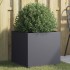 Jardinera acero gris antracita 49x47x46