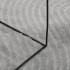 Alfombra de pelo corto look escandinavo IZA gris 140x200