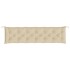 Cojines de banco de jardín 2 uds tela Oxford beige 200x50x7