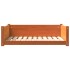 Cama para perros madera maciza pino marrón cera 95,5x65,5x28