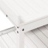 Mesa plantación con estantes madera pino blanco 82,5x45x86,5