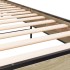 Estructura cama madera ingeniería metal roble Sonoma 90x200
