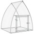 Conejera acero galvanizado plateado 100x105x120