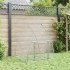 Conejera acero galvanizado plateado 100x105x120