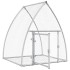Conejera acero galvanizado plateado 100x105x120
