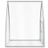 Conejera acero galvanizado plateado 100x105x120