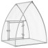 Conejera acero galvanizado plateado 100x105x120