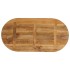 Tablero de mesa ovalado madera maciza de mango 110x40x3,8